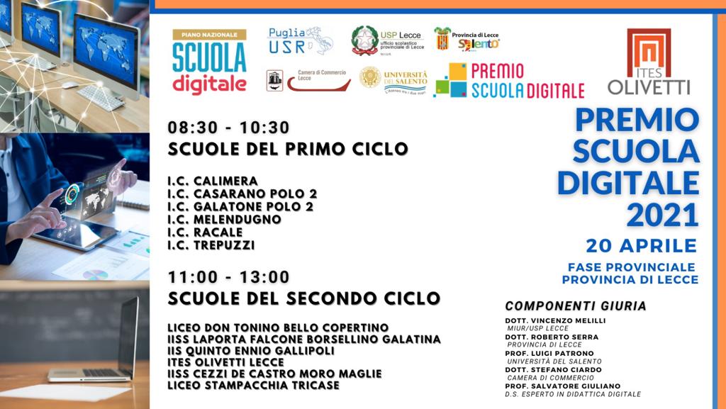 Fase provinciale provincia di Lecce  - Premio Scuola Digitale 2021